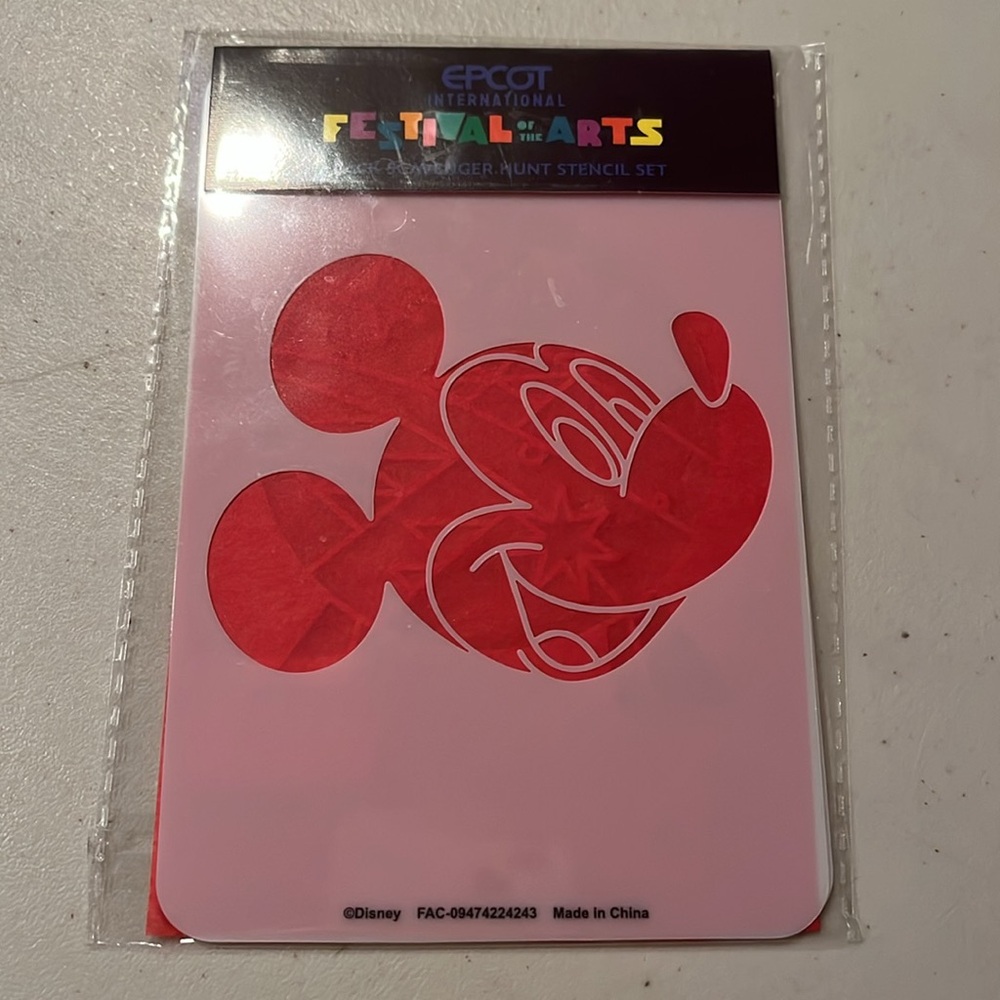 Mickey Mouse Stencil Set